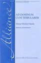 Ad Dominum Cum Tribularer SATB choral sheet music cover